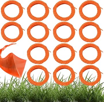 14 PCS 14FT 0.095" line fits for Husqvarna 128LD 128CD 330LK 525L 130L 128L 322L 525RX 329L 525LK 525LST 525LS Trimmer