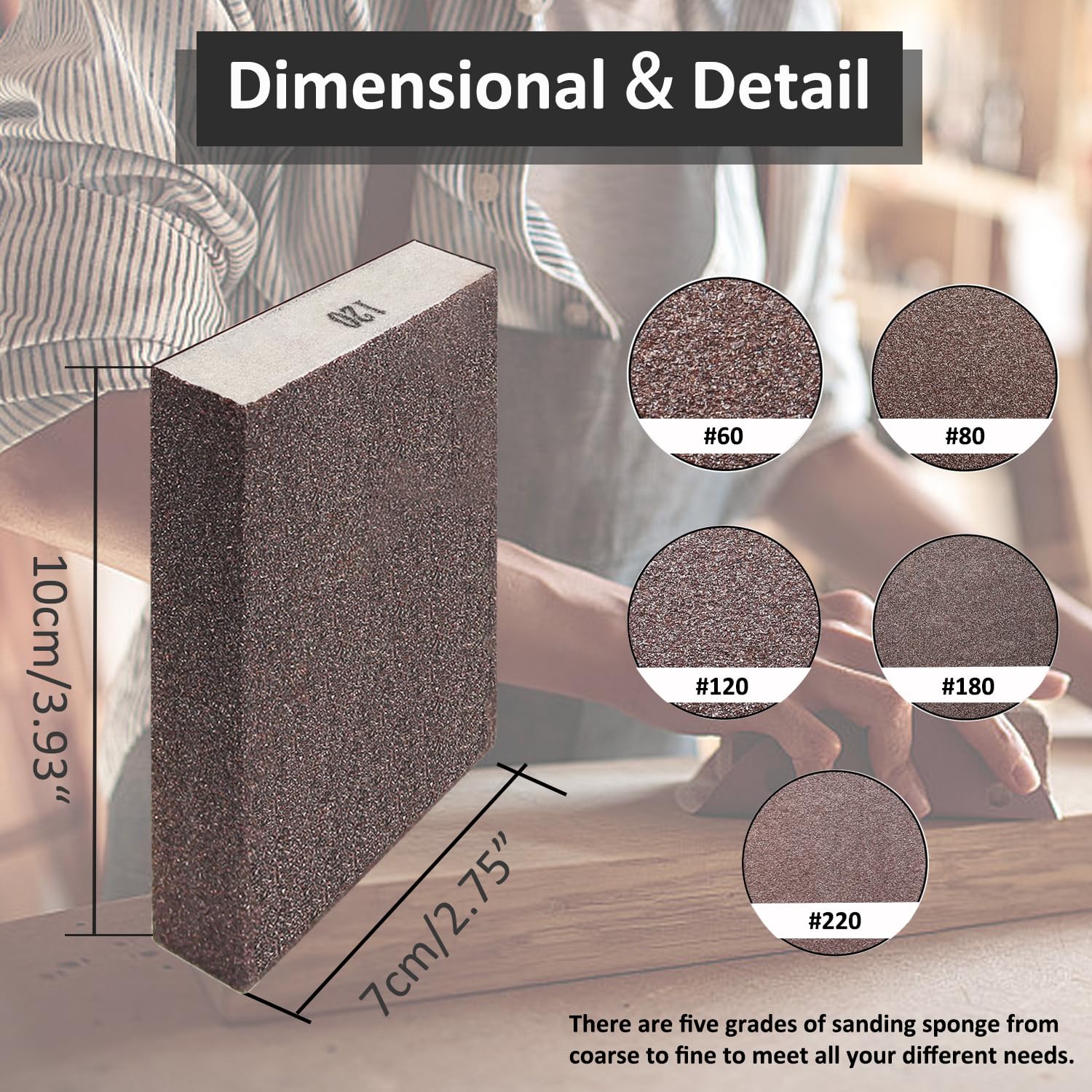Sanding Blocks - Durable & Reusable -2