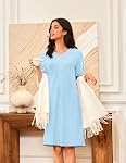 Ekouaer Women Zipper Robes Waffle Short Bathrobe Lightweight House Coat with Pockets Soft Nightgown S-3XL