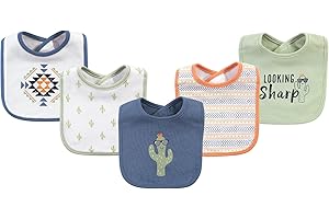 Hudson Baby Unisex Baby Cotton Bibs