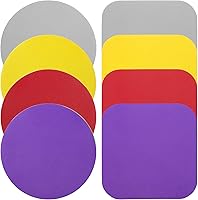 Vista 1 de 8 pinzas para abridor de tarros, redonda y cuadrada, almohadilla de apertura de botellas de goma, multifuncional, antideslizante, alfombrilla