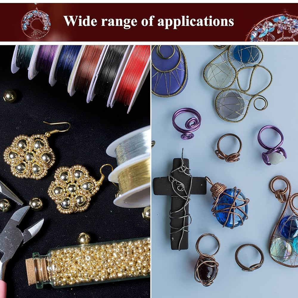 Amazon.com: Hotop 13 Rolls Jewelry Making Supplies Colorful
