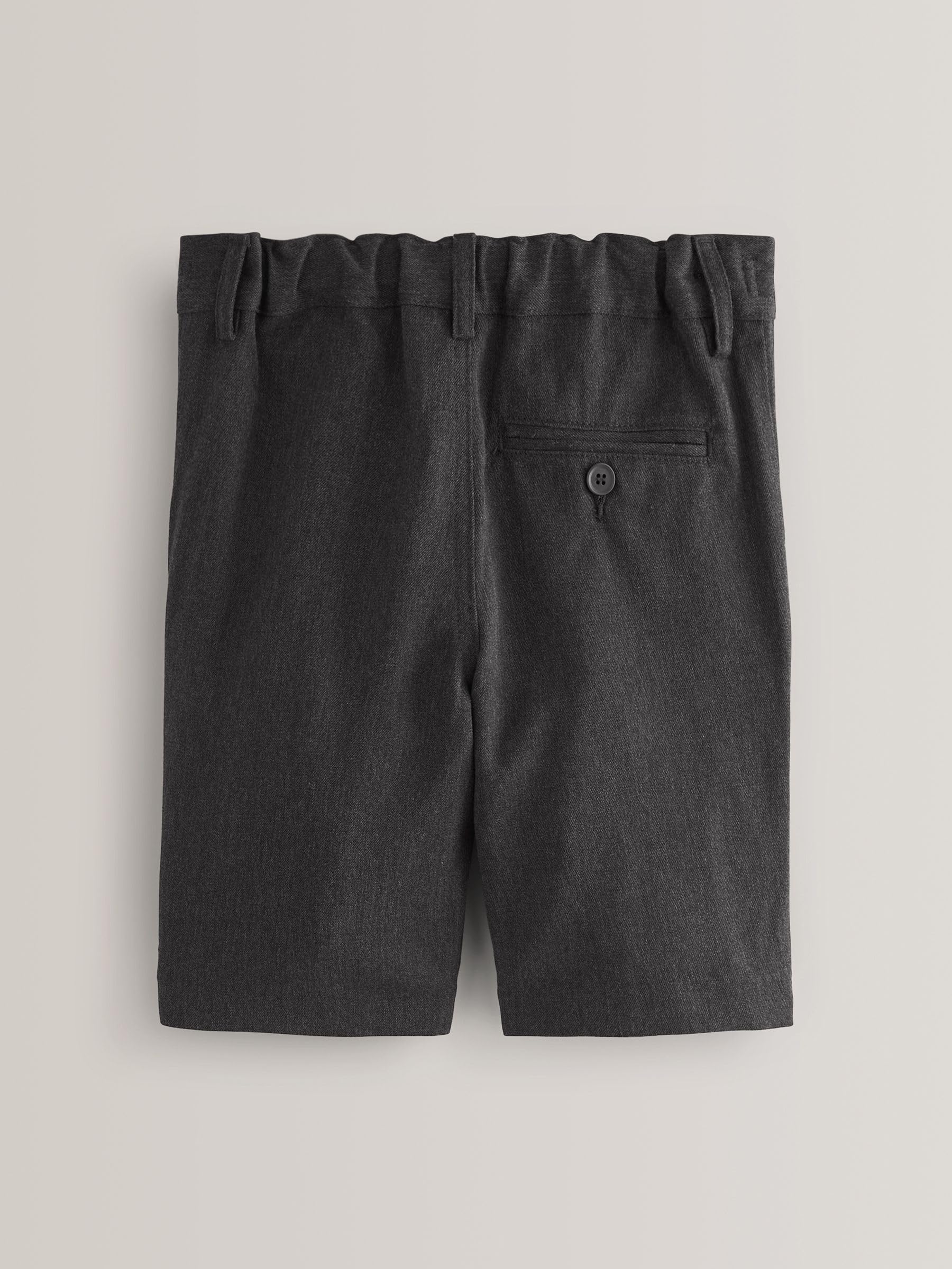 NEXT Niños Pack de 2 Pantalones Cortos Escolares sin Pinzas Delanteras