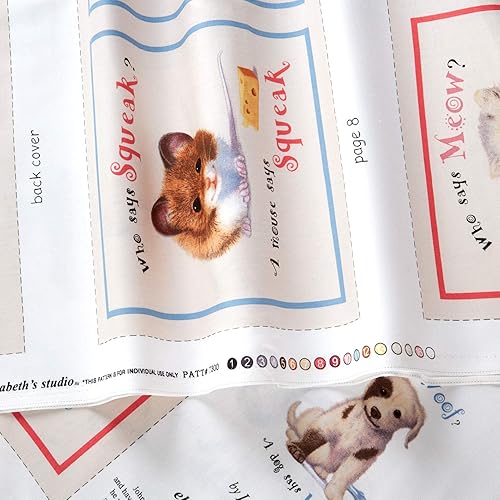 Miniatura 2 de Animal Friends - Panel de libros suave, tela de la yarda