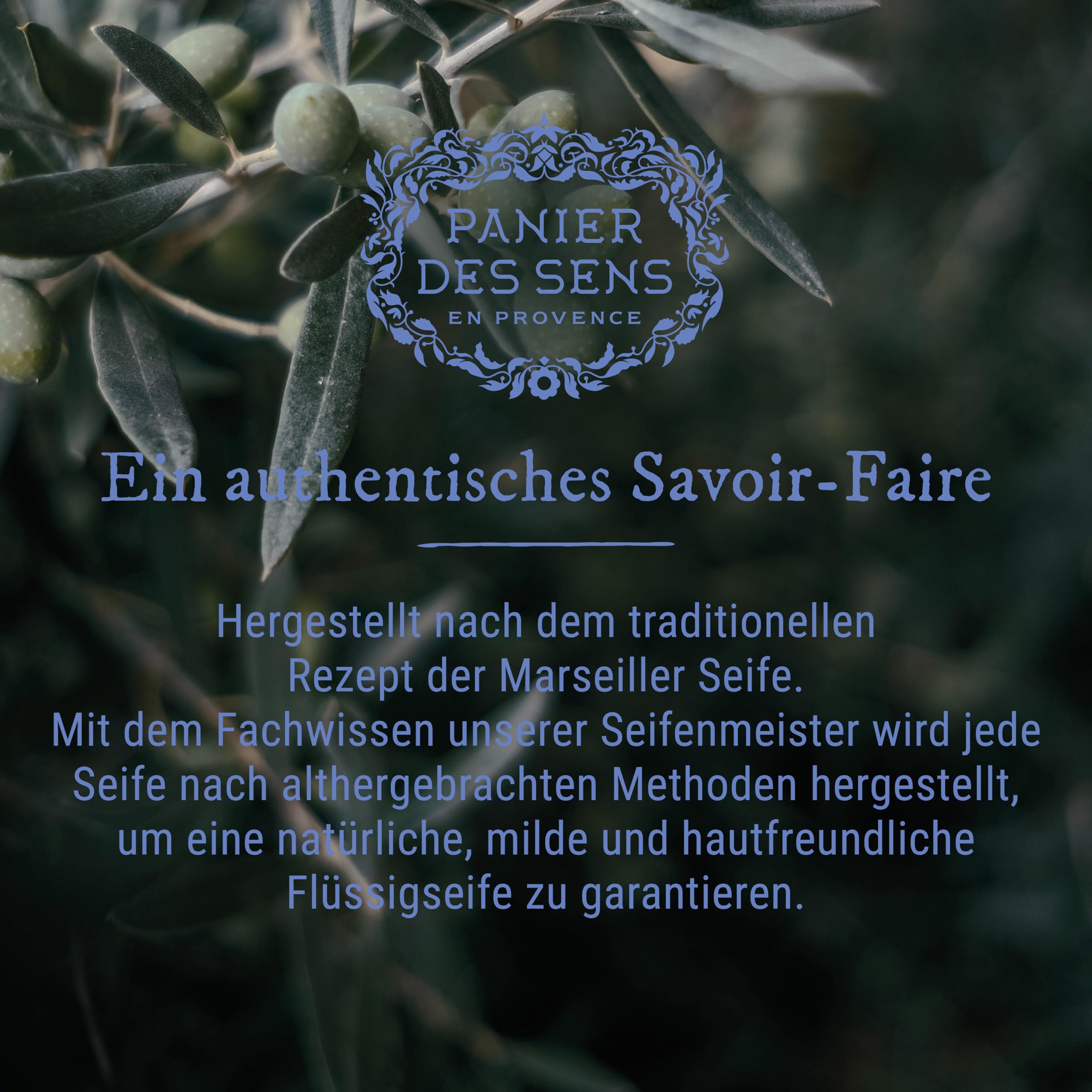 Panier des Sens 2 x 500 ml pachnące mydło w płynie do rąk – wkład uzupełniający, mydło marsylskie w płynie – wyprodukowane we Francji, 97% naturalny wkład do mycia rąk
