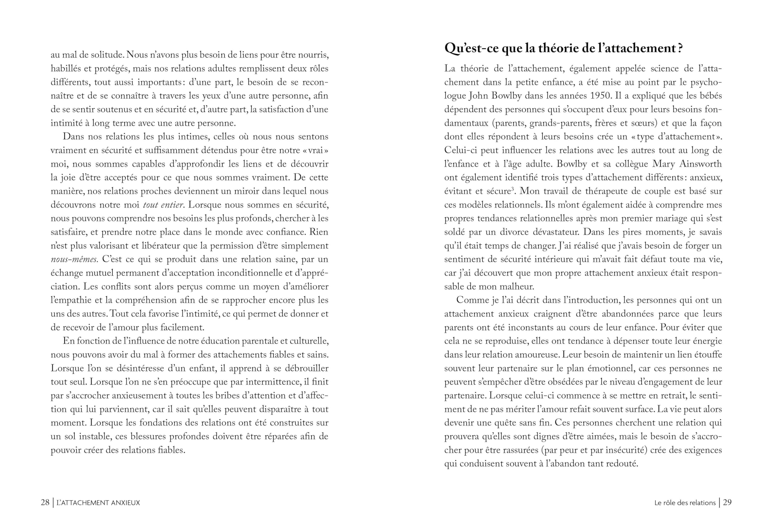 L'attachement anxieux: Retrouver la sérénité et la sécurité dans vos relations amoureuses