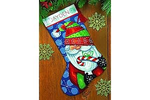 Dimensions Needlepoint Christmas Stocking Kit - Sweet Santa