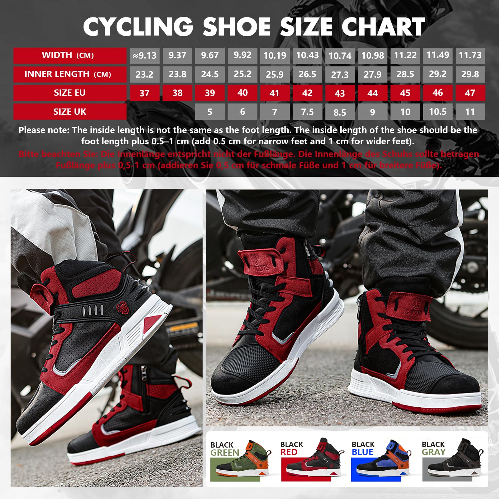 Chaussures Moto Hommes - Bottes de moto pour Cuir perforé, été respirant