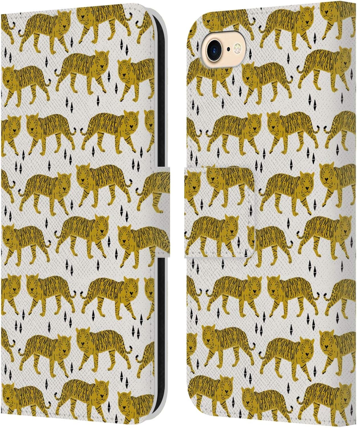 Head Case Designs Officially Licensed Andrea Lauren Design Goats Animals Leather Wallet Case Compatible with Apple iPhone 7/8 / SE 2020 & 2022