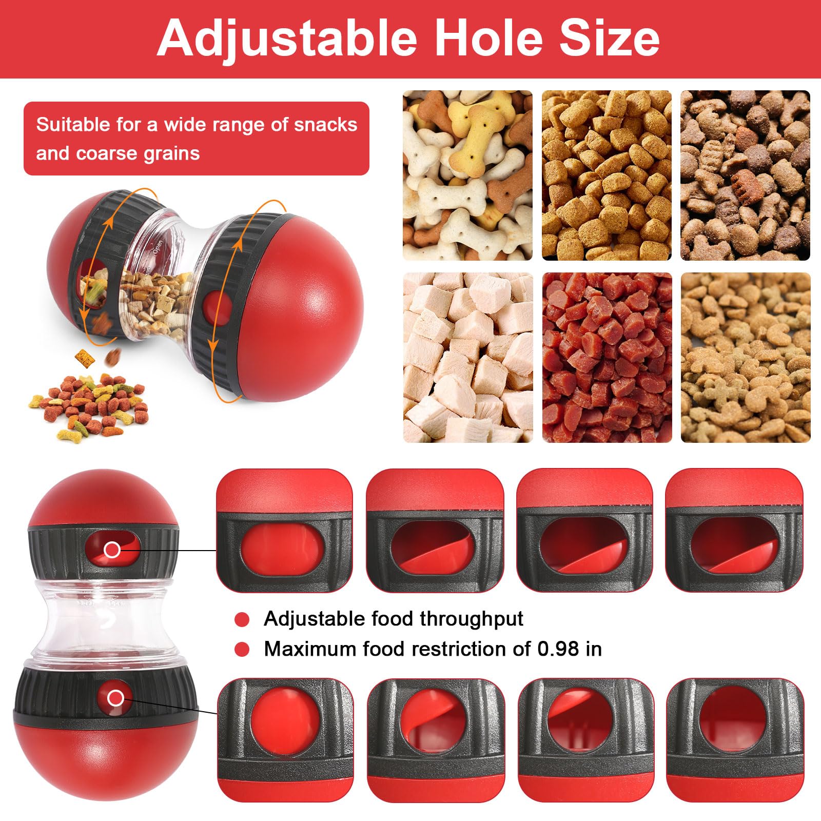 prota Dog Treat Toy Interactive Dog Toy, Treat Dispenser Dog Toy Dog Treat Dispenser Comes With 1 Pcs Dog Chew Toy - Image 4