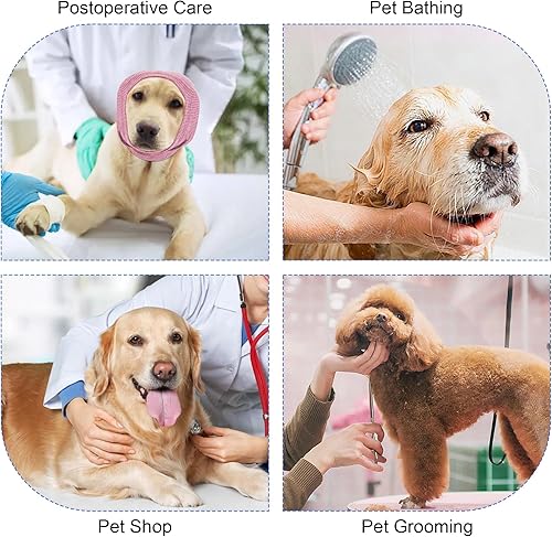 Miniatura 5 de Rbenxia - 1 pieza de orejas silenciosas para perros, con capucha para orejas de perro, diadema de protección contra ruido, cálida bufanda de