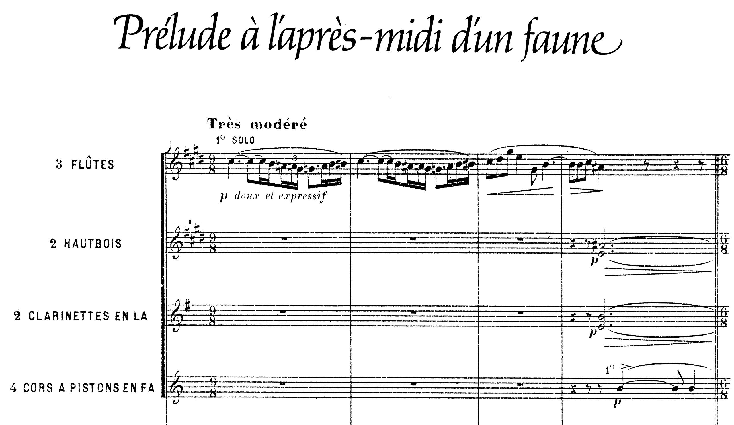 Three Great Orchestral Works in Full Score: Prélude a l'Après-MIDI d'Un Faune, Nocturnes, La Mer [Lingua inglese]
