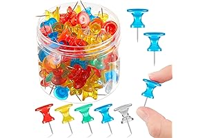 100 Pieces Jumbo Giant Push Pins by Aimoh