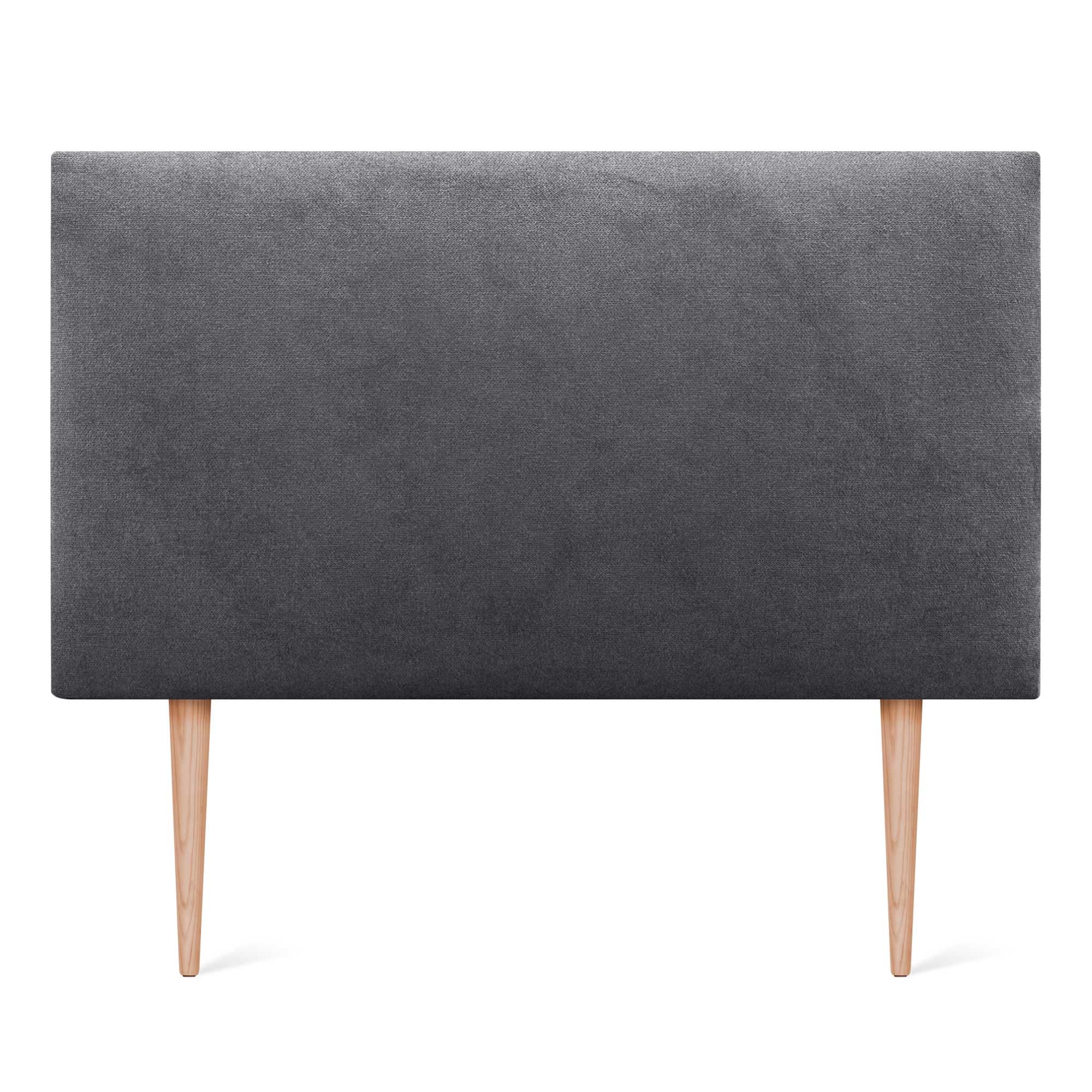 DHOME Testata Letto Imbottita Liscia In Similpelle O Tessuto AQUALINE - 4 Cm Spessore, Antimacchia, Per Letti Singoli E Matrimoniali (Similpelle Argilla, 105 Cm)
