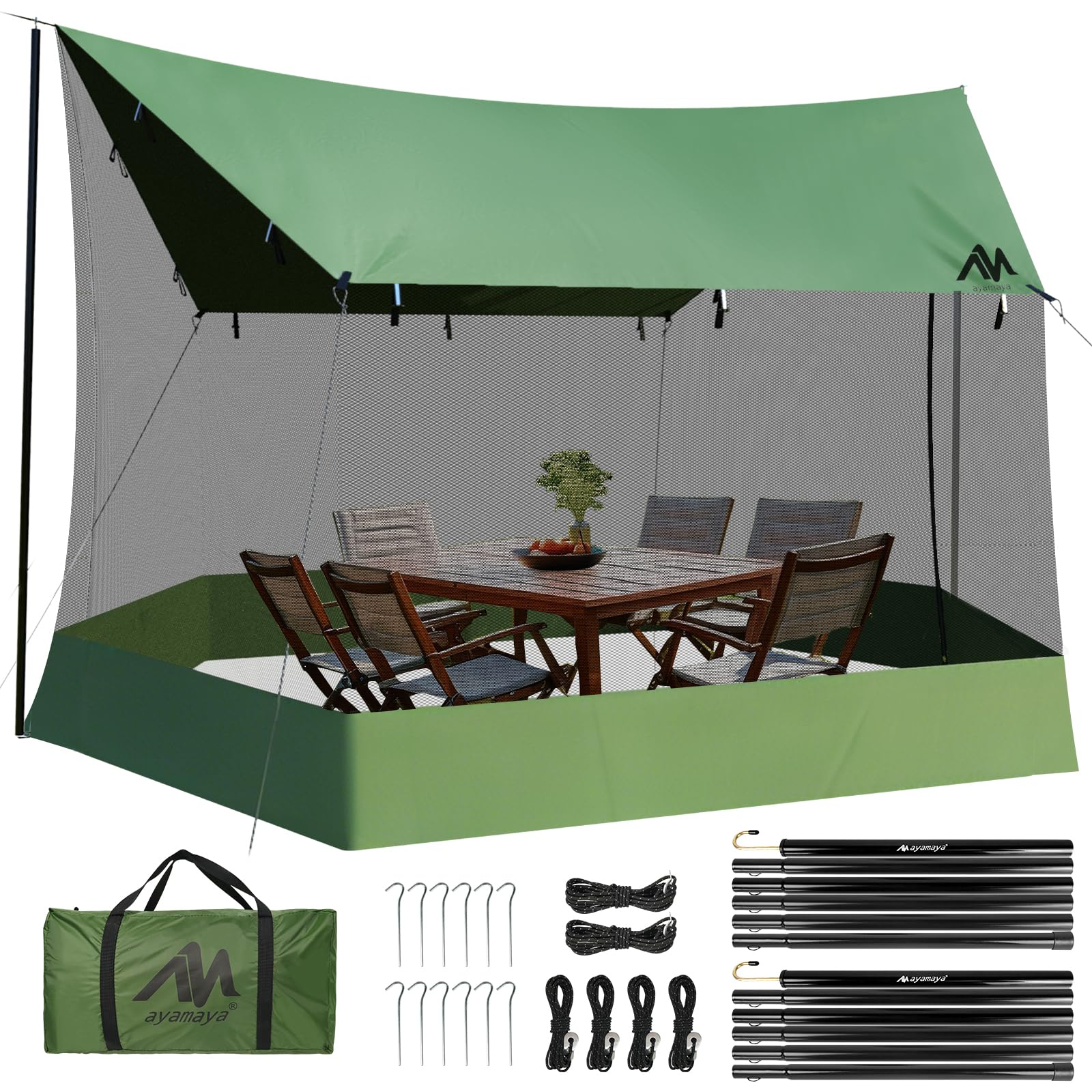Amazon.com: Screen House for Hammock with Tarp Poles, AYAMAYA