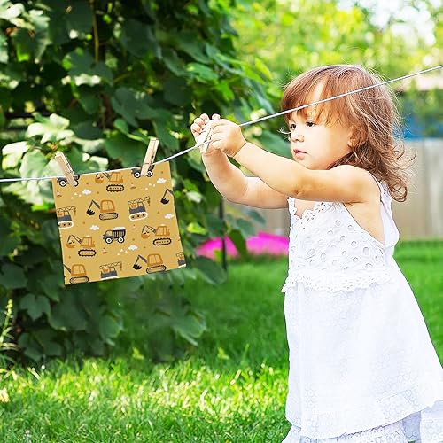 Miniatura 9 de SUABO Toallas de baño de algodón suave para niños,Toalla de camiones de construcción,Set 6