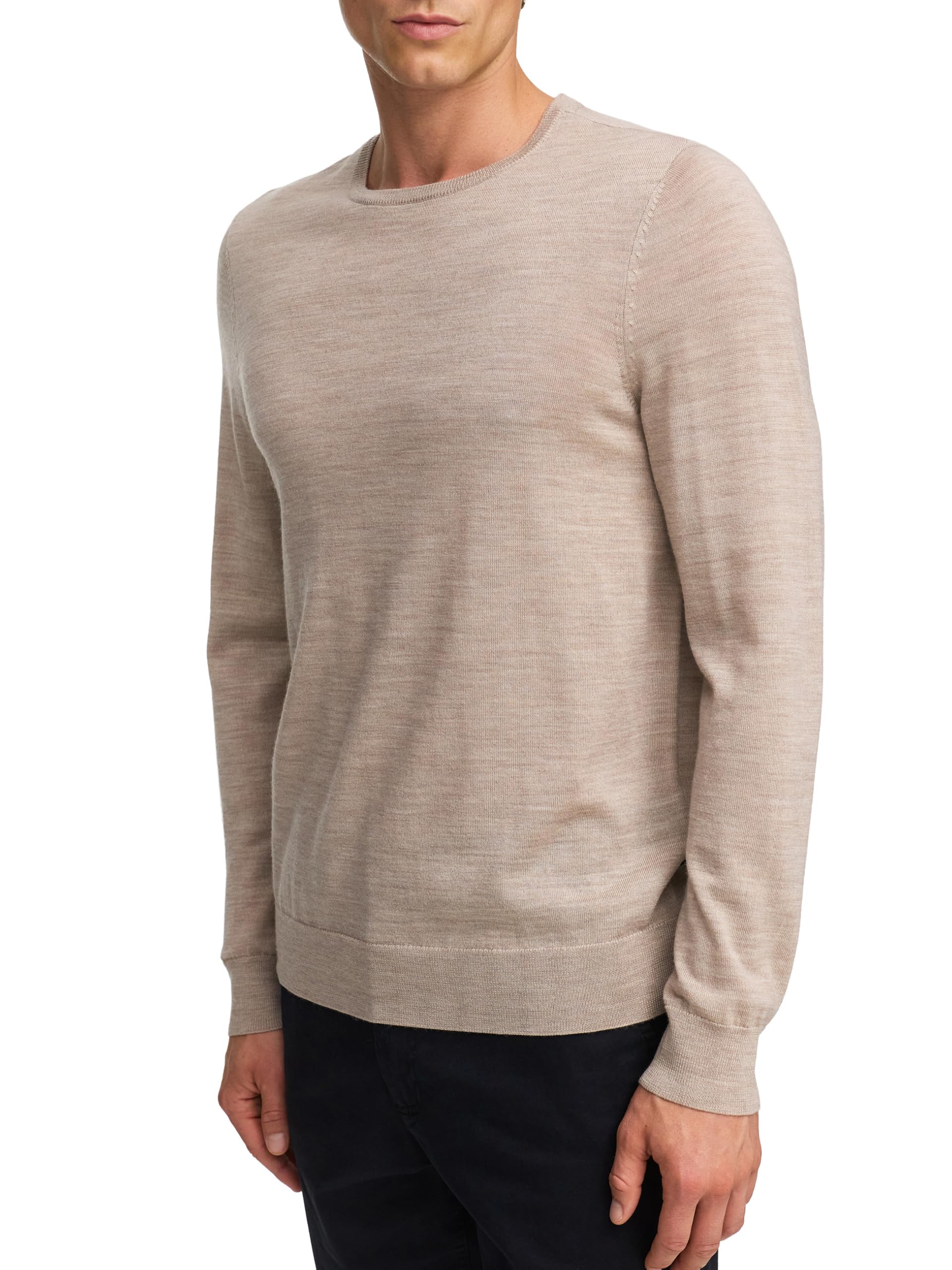 KRONSTADT Herren KSJohannes Feinstrickpullover aus 100% Merinowolle