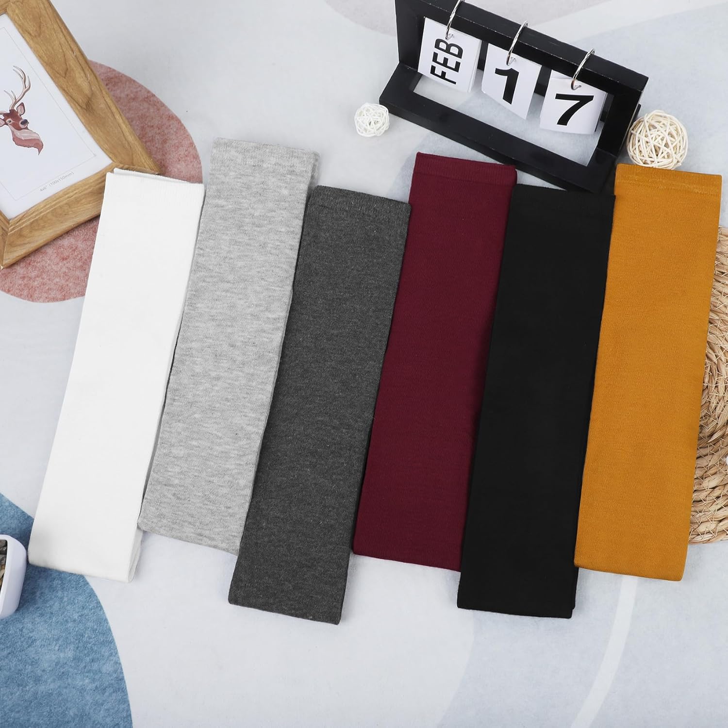 Chalier Thigh High Socks for Women Casual Thigh Socks Soft Comfort Womens Stockings for Holidays - Image 2