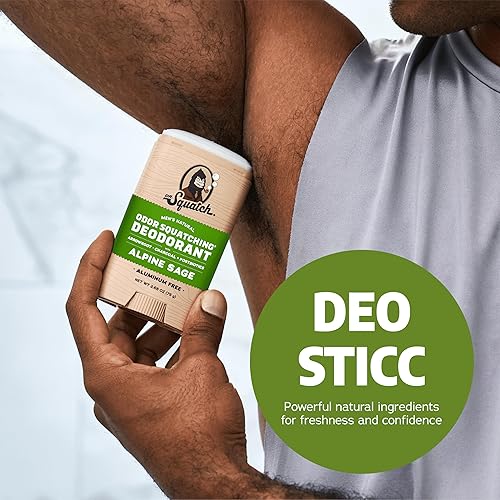 Miniatura 5 de Dr. Squatch Desodorante natural para hombres, sin olor, sin aluminio, salvia alpina (2.65 onzas, paquete de 3)