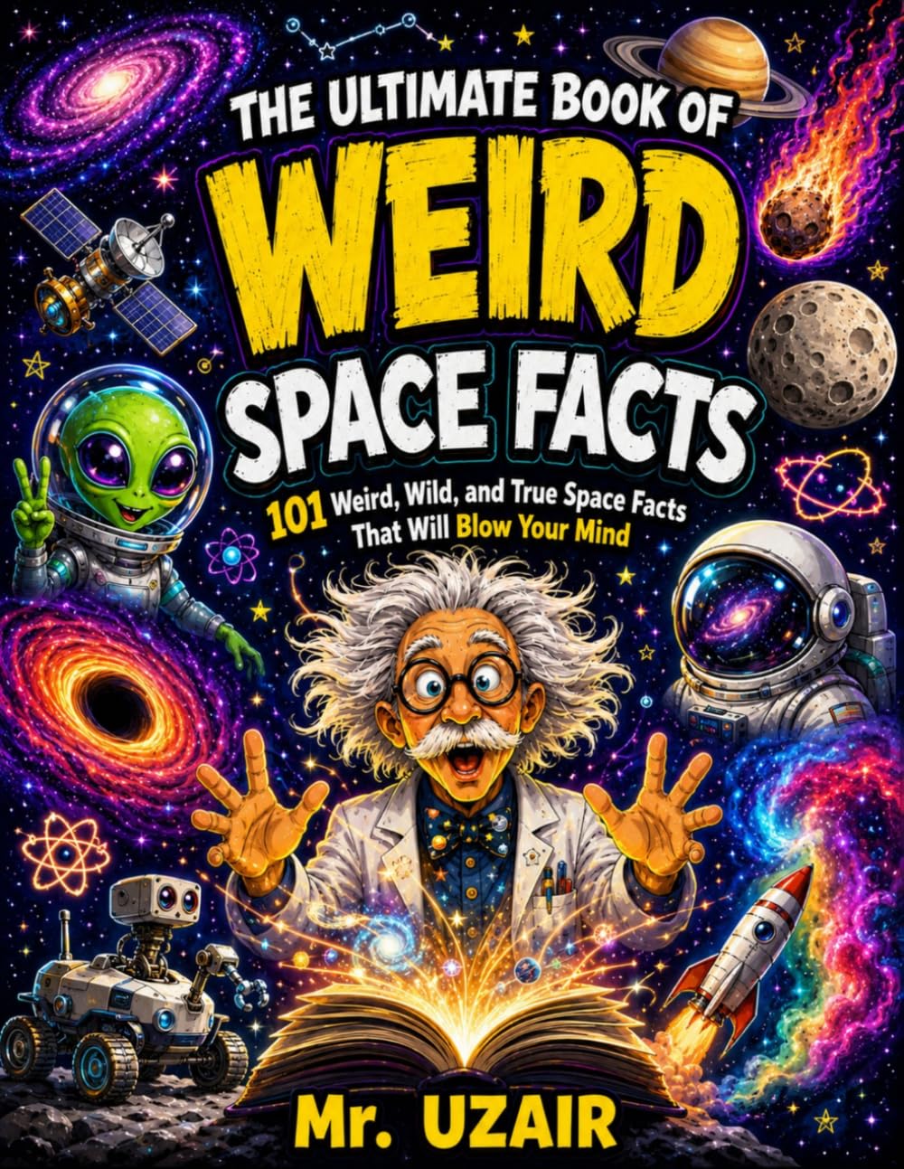 The Ultimate Book of Weird Space Facts: 101 Strange, True, and Mind-Blowing Space Facts for Curious Kids Ages 8–12, with Mini Quizzes, Cosmic ... Challenges (The Ultimate Facts Series)