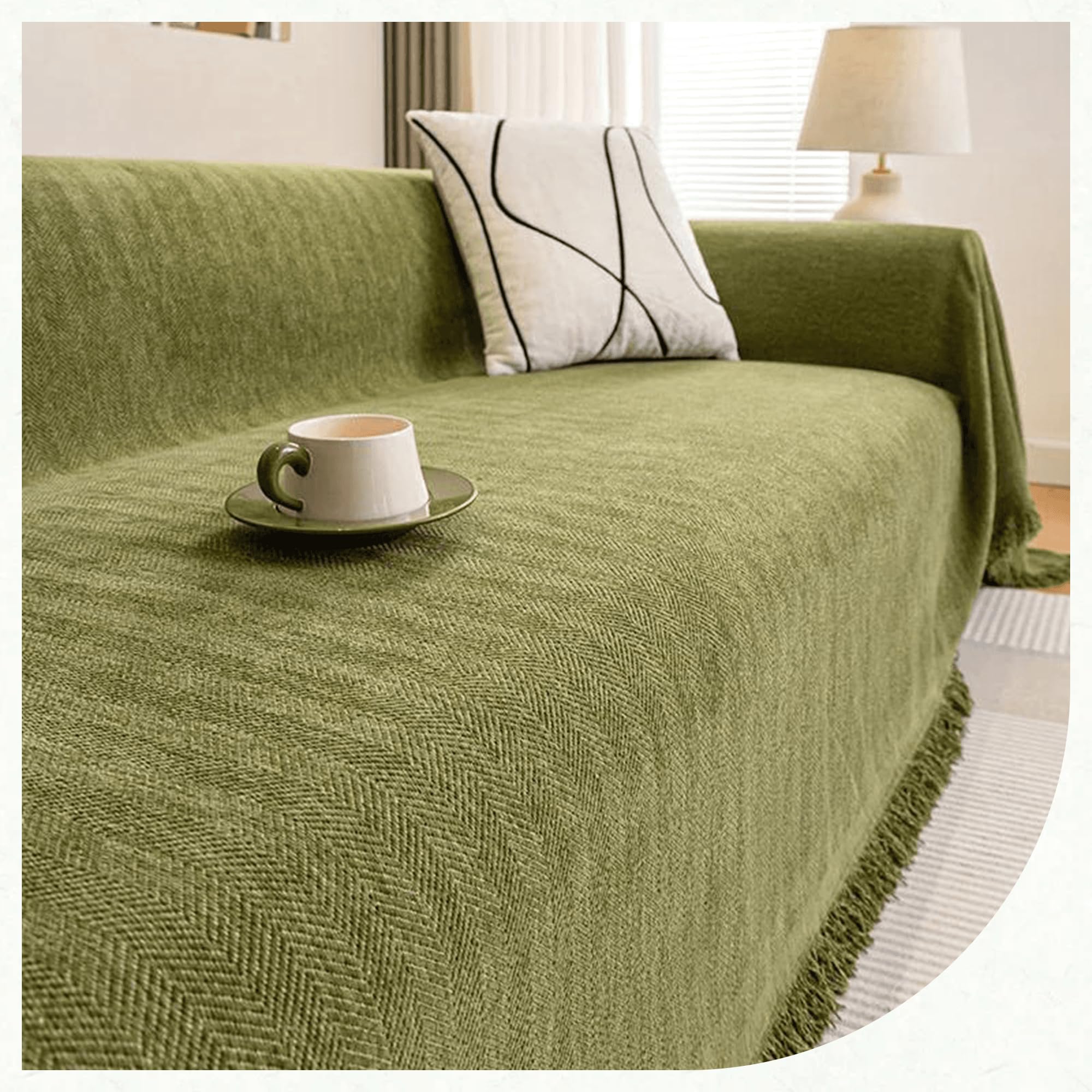 Amazon.co.jp: マルチカバー ソファカバー 180 x 400 cm キズ汚れ防止