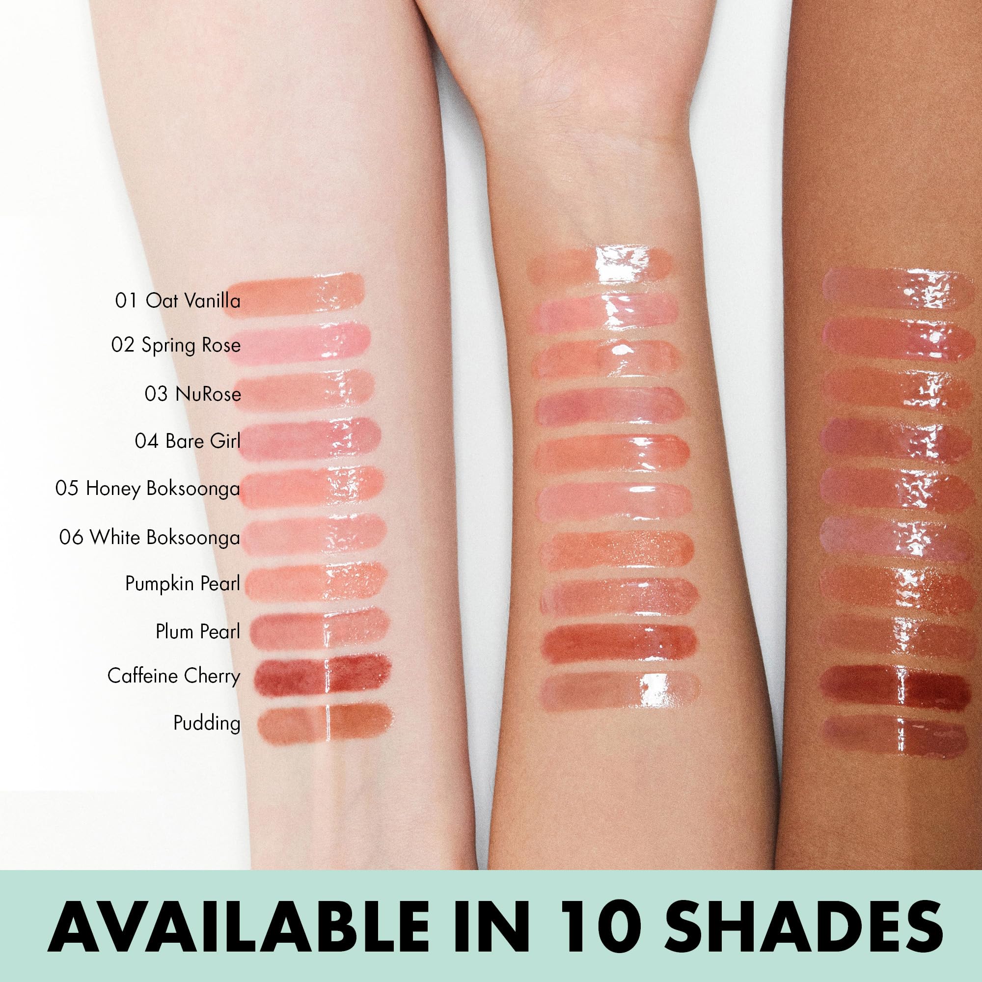 Amuse SEOUL Jel-Fit Tinted Lip Gloss (CAFFEINE CHERRY) - Ultra Shine Plumping Lip Stain, Hydrating Volumizing Lip Tint, Non-Sticky, Long Lasting Glossy Finish, Vegan, K-Beauty Makeup | High Shine, Buildable Color — view 10