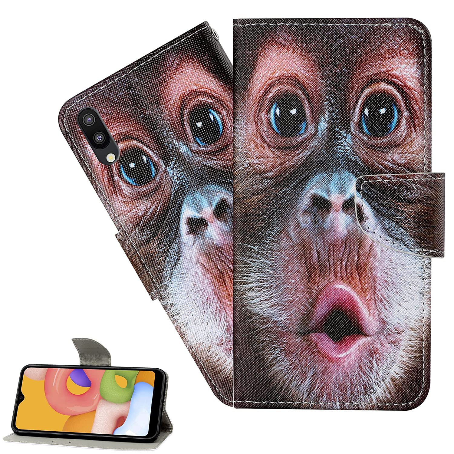LEMAXELERS Huawei Y7 2019 Brieftaschen-Hülle – Flip Case Mit 6 Kartenfächern, Handschlaufe & Magnetverschluss