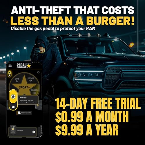 Miniatura 4 de PEDAL COMMANDER - PC31 para RAM 2500 y 3500 2019 y posteriores 4 y 5 generación Big Horn Laramie Limited Lone Star Power Wagon Tradesman 64L 67L Gas