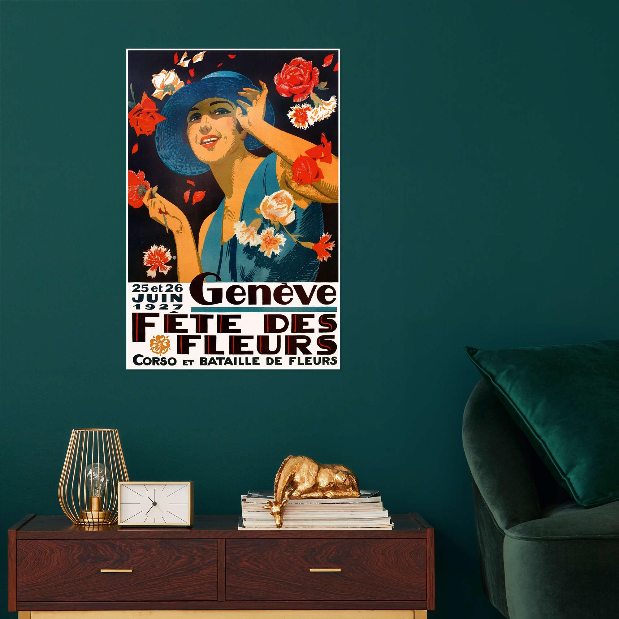 Posterlounge Flower Festival poster, 1927 Poster | 80 x 120 cm Quadri Decorazione per pareti