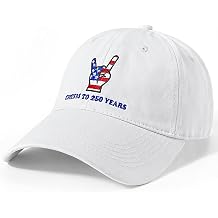 United States 250th Anniversary Celebration Hat, Low Profile Patriotic Cap Adjustable Baseball Cap for Men Women
