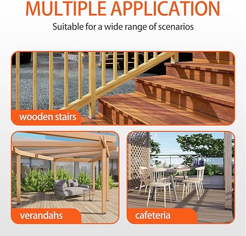 Miniatura 6 de lifgarfe 10 soportes de anclaje de base de poste de hormigón de 6 x 6 pulgadas para terraza, patio o pérgola