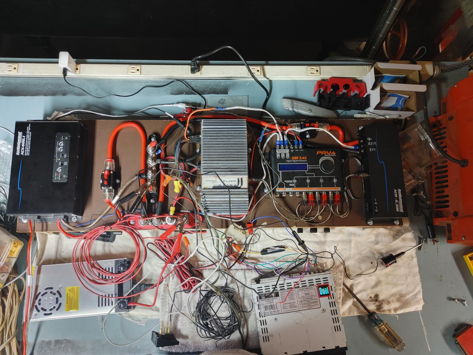 PRV Audio DSP 2.4X Digital Crossover and EQ - 2-In 4-Out 8