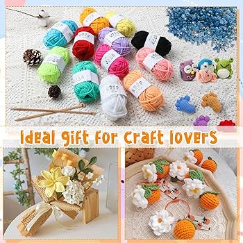 Needle It® - Brei kit voor beginners compleet met breinaalden - DIY baby dekentje - Cadeau Idee (Lichtblauw