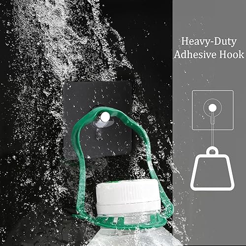 Miniatura 3 de Ganchos adhesivos sin taladros, 24 ganchos de fotos sin clavos, ganchos de pared sin clavos, ganchos de pared adhesivos para colgar para cocina,
