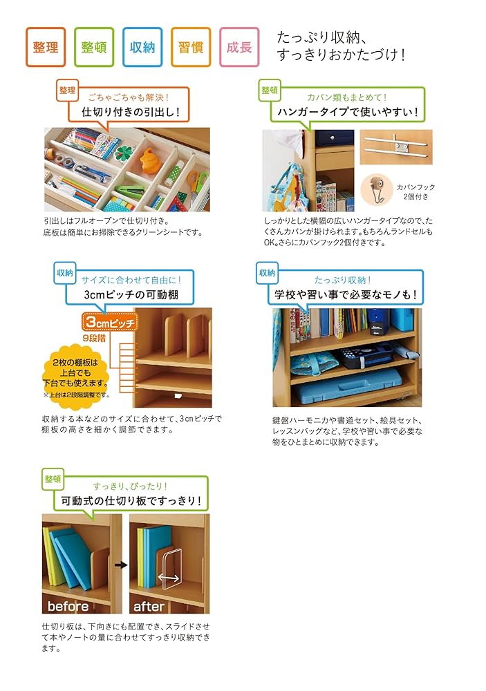 Amazon.co.jp: KOIZUMI(コイズミ) ランドセルラック マルチ