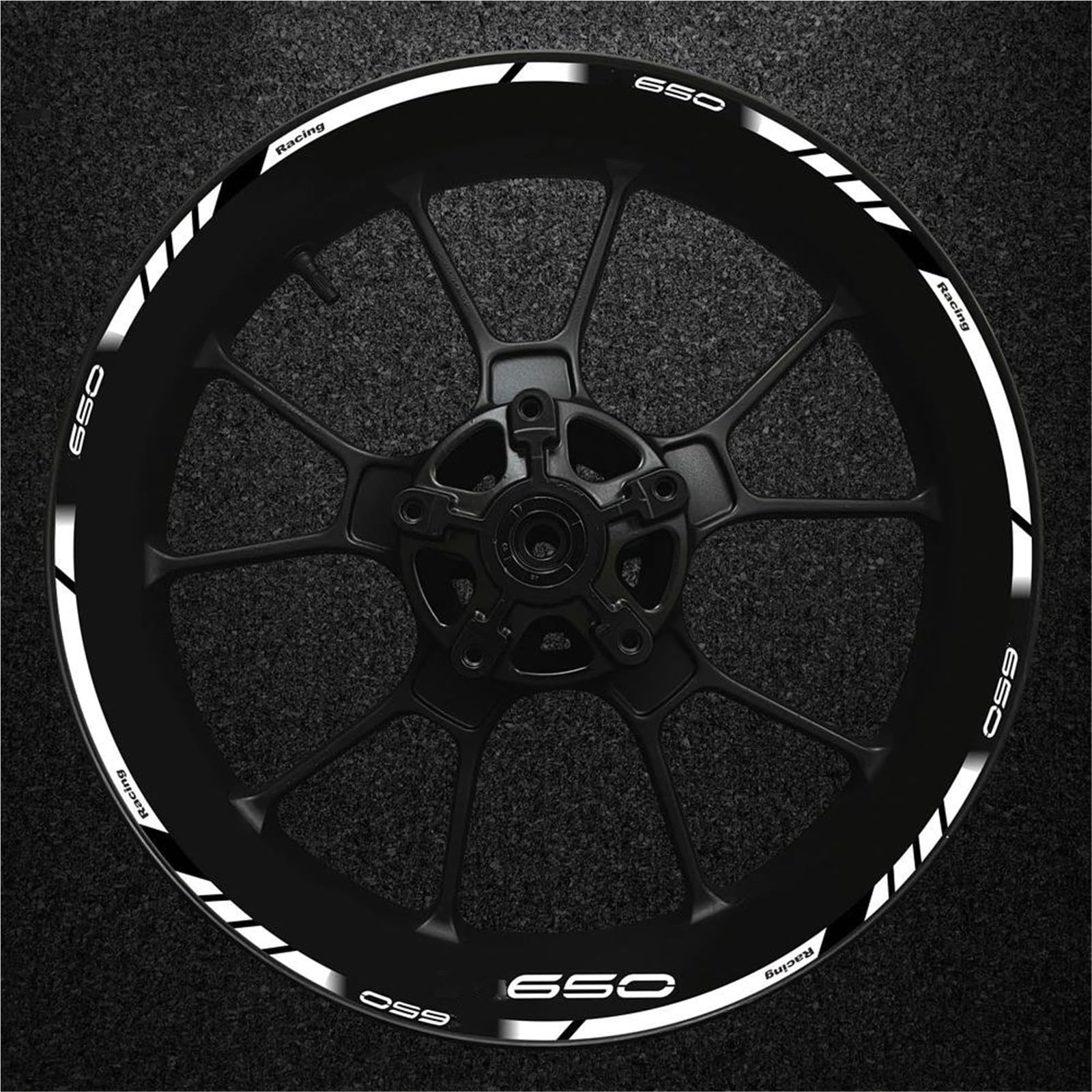 Wheel Stickers Motorcycle Wheel Decal for for Z650 for Z 650 Reflective Rim Decals Stripe Tape Hub Stickers Rim Reflective Decal