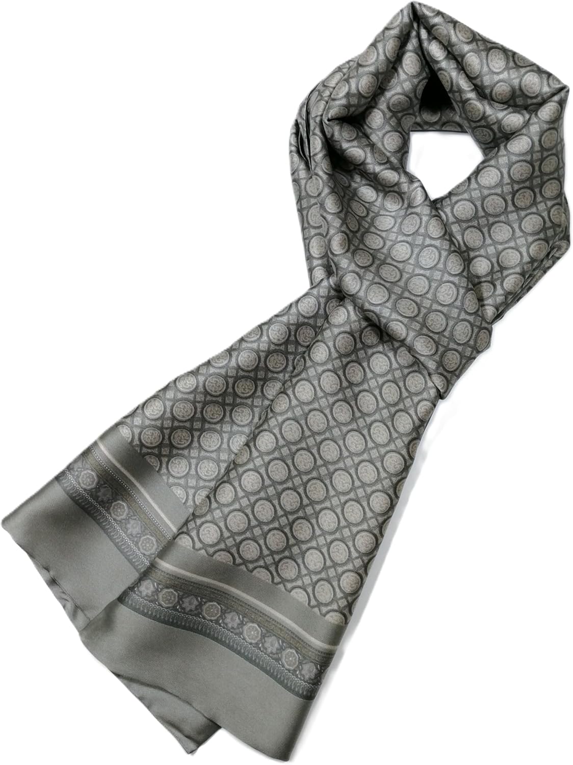 Shanlin Silk Feel Double-Layered Scarves for Men in Gift Box