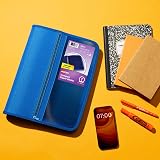Avery® Zipper 3 Ring Binder, 1" Round Rings, 1 Blue Binder – view 7