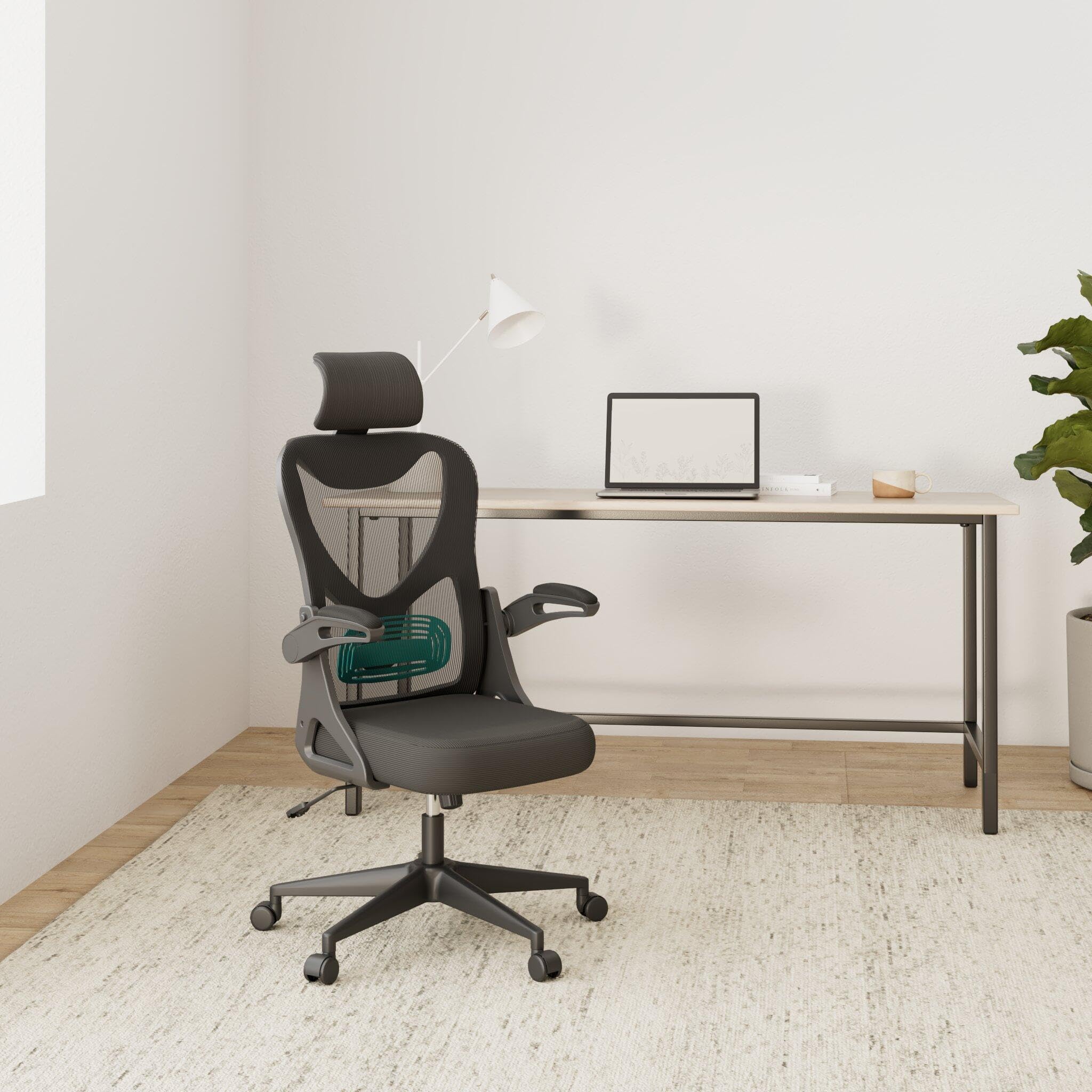 Amazon.co.jp: オフィスチェア - 人間工学デスクチェア 調節可能な2D