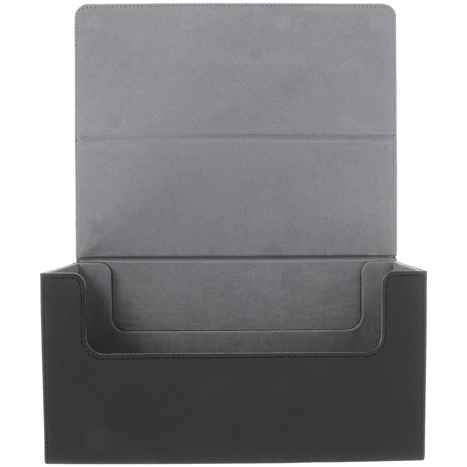 Custodia Carte Collezionabili in PU Nero, Grande, per Carte Sportive