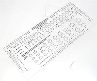 Vista 2 de Euro Tool Herramienta de plantilla de medidor de peso de piedras preciosas de diamante