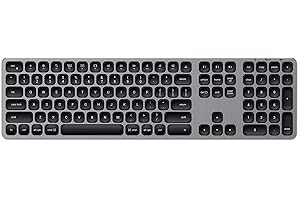 Aluminum Bluetooth Keyboard with Numeric Keypad- Space Grey Apple Keyboard