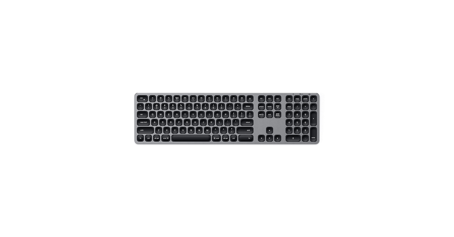 Satechi アルミニウム Bluetoothキーボードfor Mac（US） Amazon.com: Satechi Aluminum Wireless Keyboard with Numeric