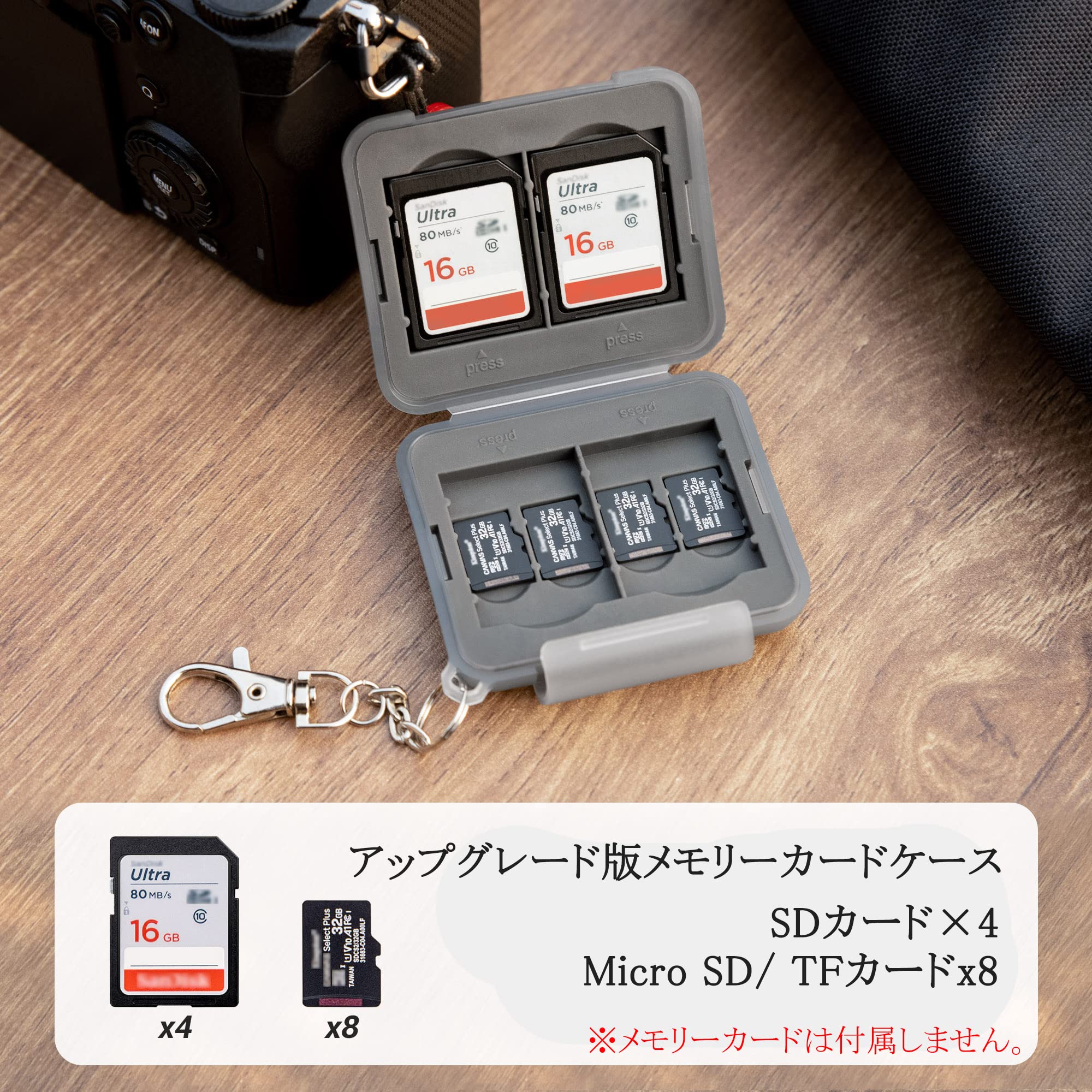 【美品】Panasonicビデオカメラ本体+専用ソフトケース+SDカードセット Amazon.co.jp: PROfezzion 4枚 SDカード ケース microsd ケース [ SD