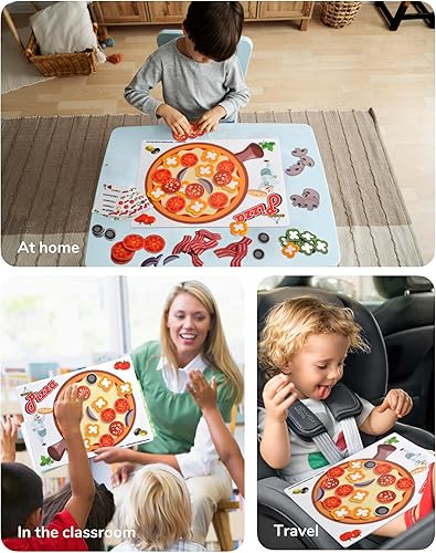 Miniatura 5 de CHEFAN Juguetes para niños pequeños, juguetes de aprendizaje de números para niños pequeños, juegos de matemáticas preescolares, manipuladores para