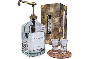 37oz Deluxe Mouthwash Dispenser Gold