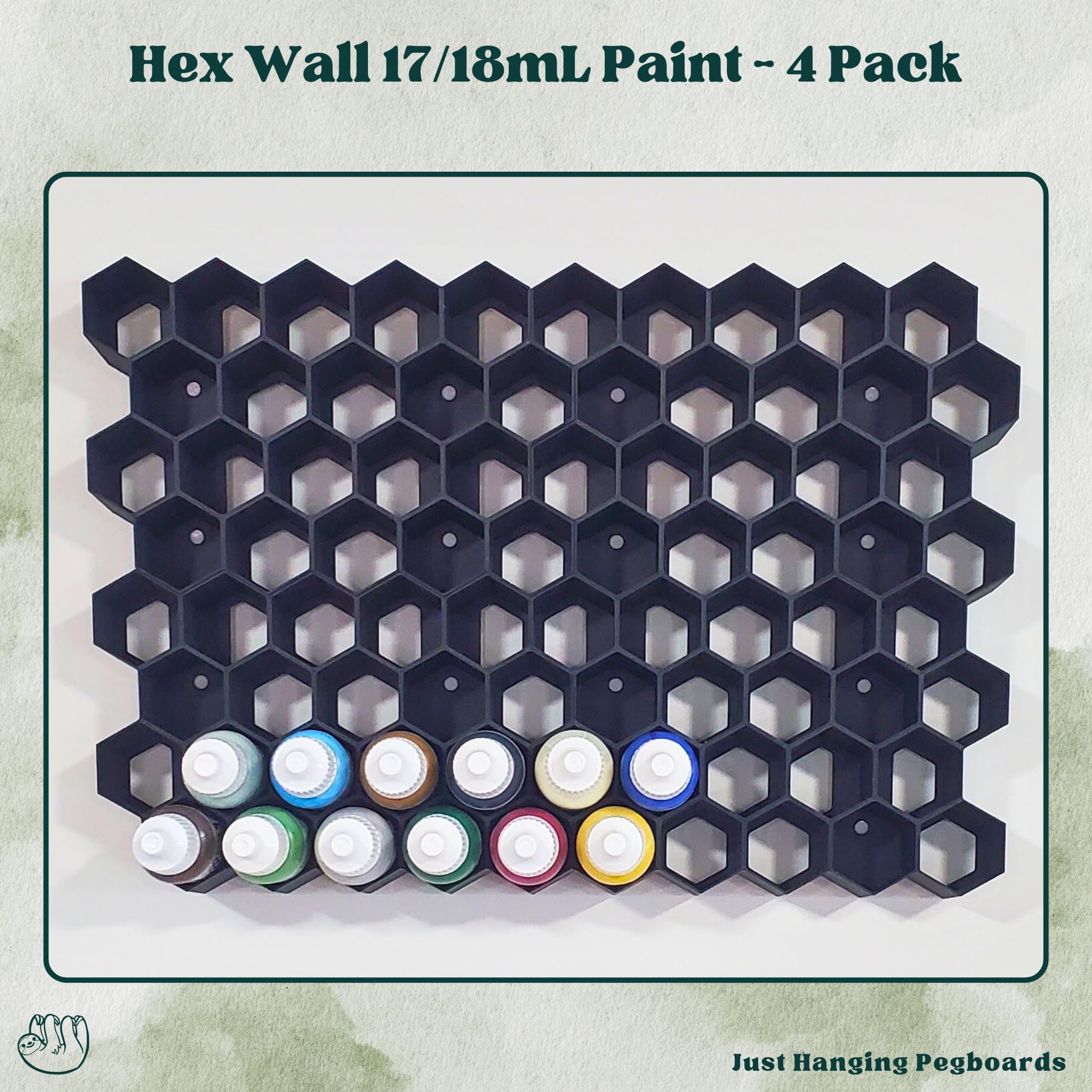 Amazon.com: Hex Wall Mount Paint Dropper Holder – Compatible with