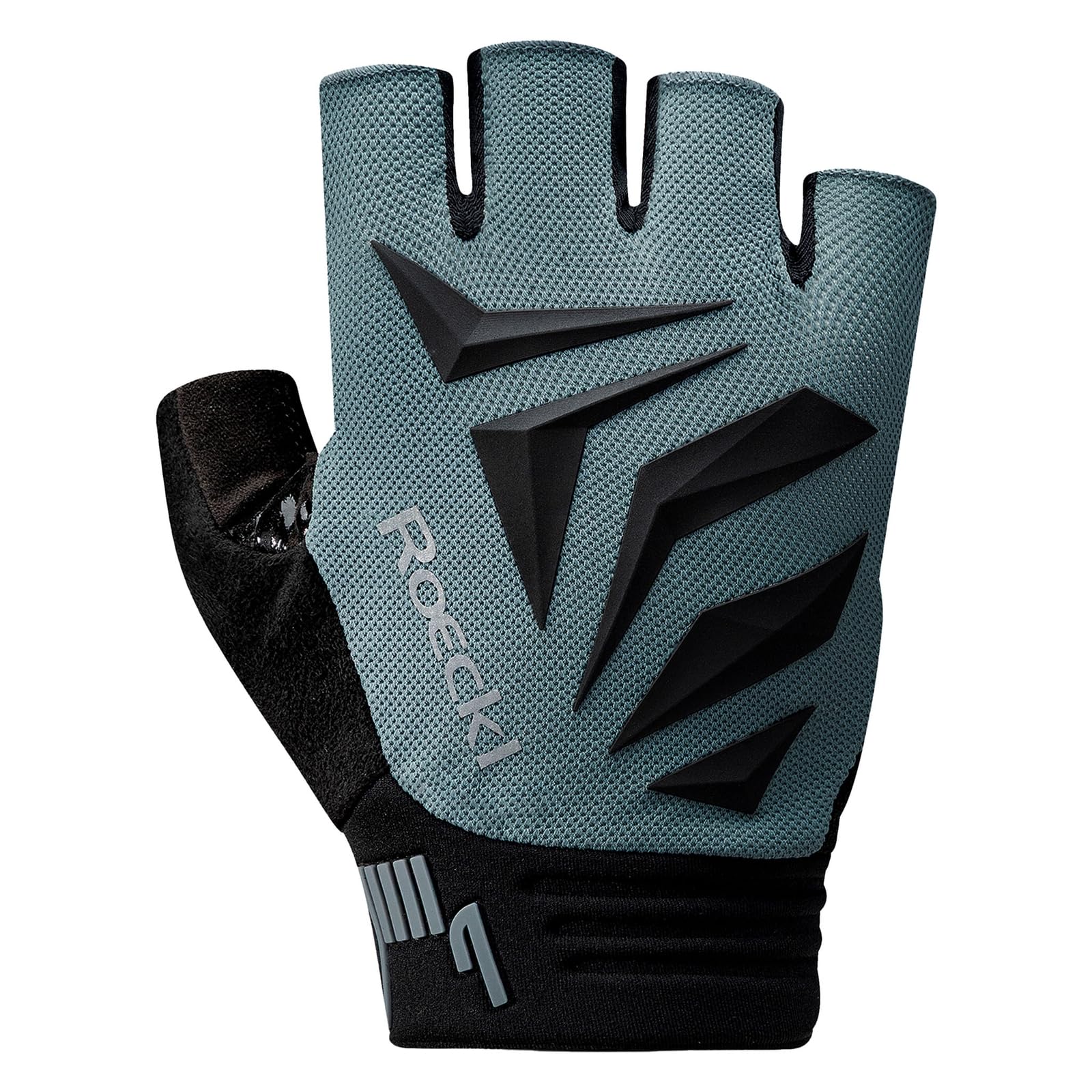 Roeckl Sports Isera 2 Fahrrad Handschuhe kurz grau/schwarz 2027