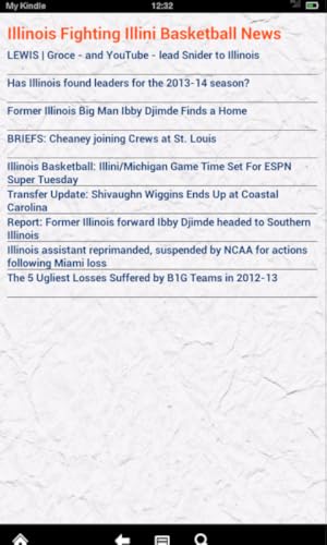 Illinois Basketball News (Kindle Tablet Edition)