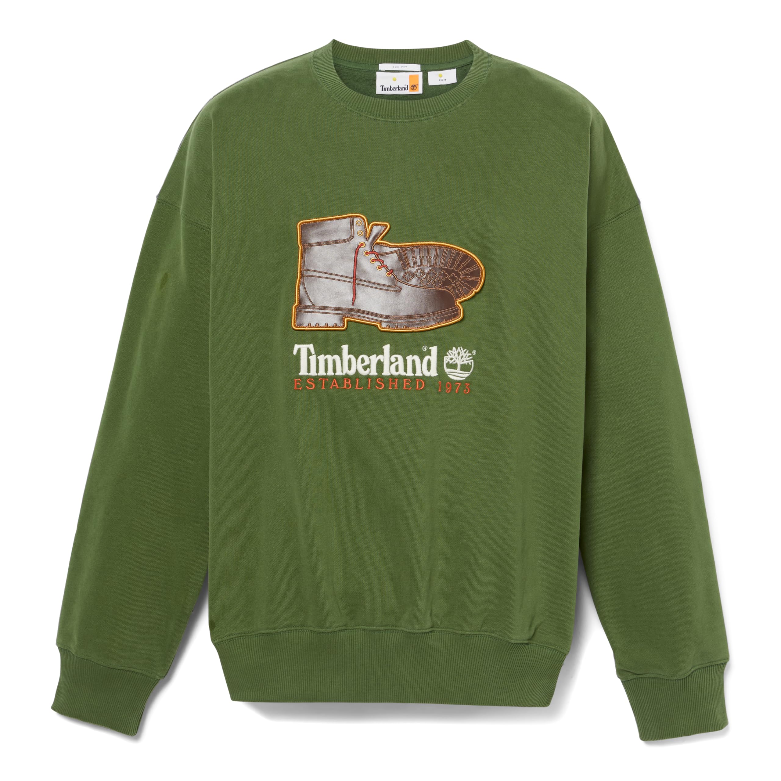 Timberland Męska nowa odznaka z okrągłym dekoltem